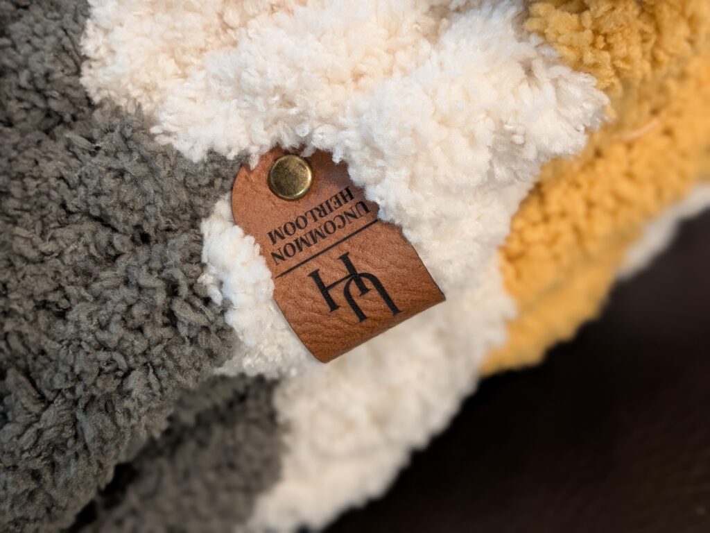Uncommon Heirloom handmade blanket